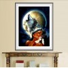 Lady and Wolf 5D Diy Diamond Painting Kits UK