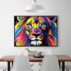 Special Popular Colorful Lion Diy 5D Diamond Painting Kits UK