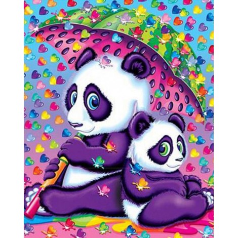 Hot Sale Cute Animal Panda  5D Diy Diamond Painting Kits UK