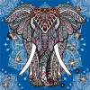 Modern Art Colorful Elephant Diy 5d Diamond Painting Kits UK