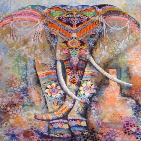 Dream Bedazzled Elephant 5d Diy Diamond Painting Kits UK
