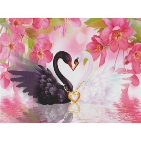Dream Swans Love  5d Diy Diamond Painting Kits UK