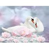 Dream White Elegant Swan Lover 5d Diamond Painting