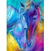Colorful Horses 5D Diy Diamond Painting Kits UK