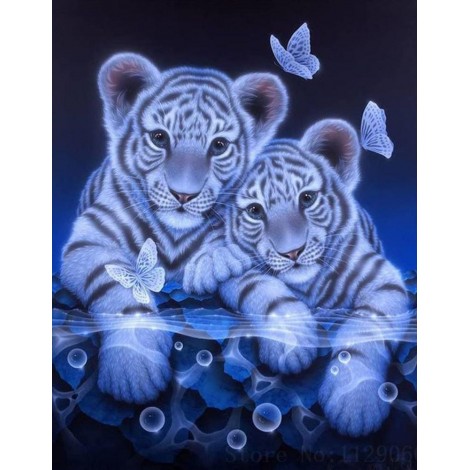 Tiger Butterflies 5D Diy Diamond Painting Kits UK