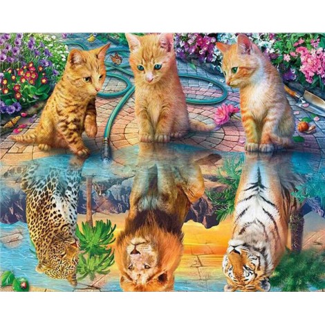 Dream Cat And Animals 5d Diamond Painting Kits