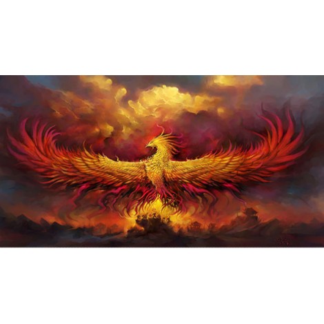 Phoenix 5D Diy Diamond Painting Kits Uk