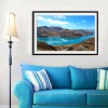 Mountains and River 5D Diy Diamond Painting Kits UK