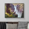 Dream Landscape Mountain Waterfall Deer 5D Diy Diamond Painting Kits UK