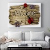 Hot Sale Letter Welcome Pattern 5D Diy Diamond Painting Kits UK