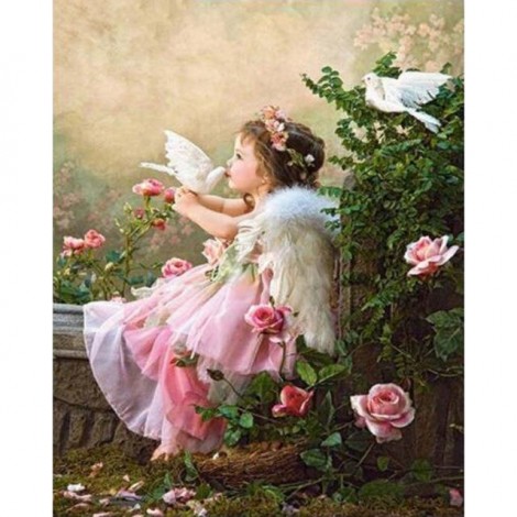 New Hot Sale Fairy Angel 5D DIY Diamond Painting Kits UK