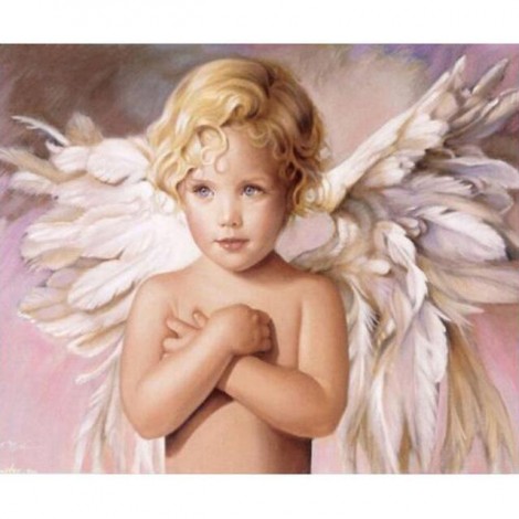 Dream Angel Wings Portrait Decor 5D Diy Diamond Painting Kits UK