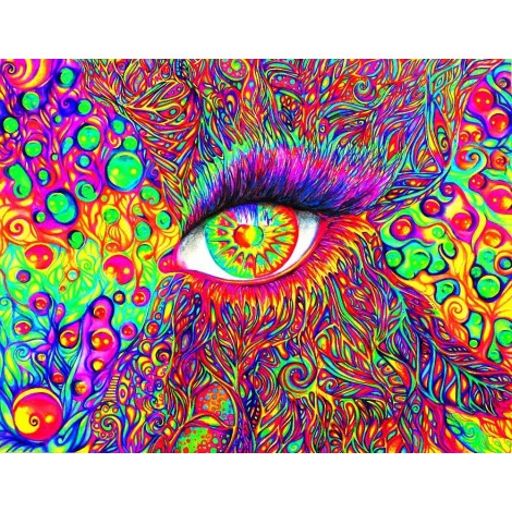 Abstract Eye 5D DIY Diamond Painting
