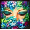 Abstract Flower and Lady 5D DIY Diamond Painting