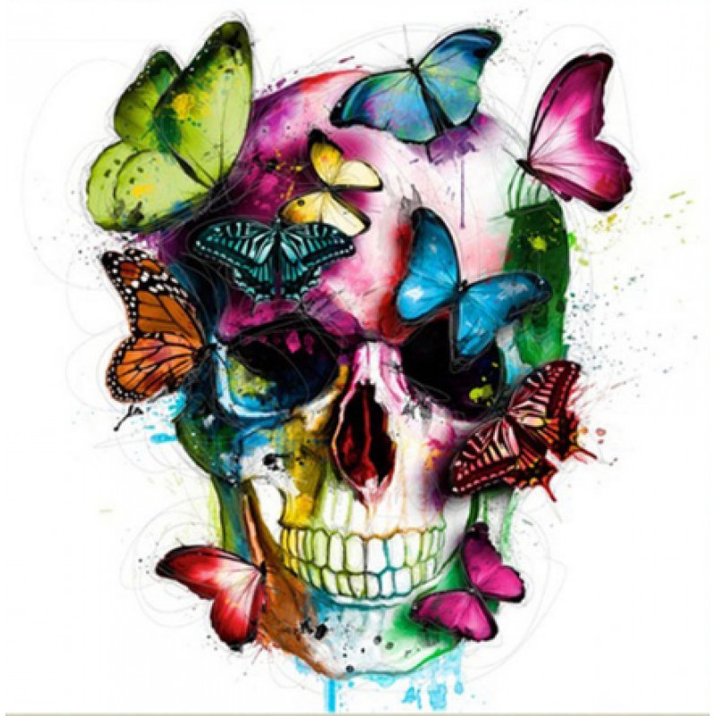 Skull Butterflies 5D...