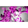 Abstract Lady And Butterflies 5D DIY Diamond Painting