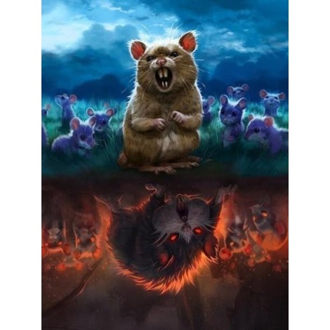 The Angry Mouse 5D Diy Diamond Painting Kits Uk