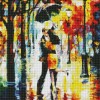 Modern Art Styles Dance Under The Umbrella Diamond Painting Kits