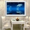 Landscape Sea Moon 5D Diy Diamond Painting Kits Uk