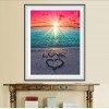 Love Seaside Sunset 5D Diy Diamond Painting Kits UK