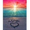 Love Seaside Sunset 5D Diy Diamond Painting Kits UK