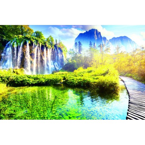 Nature River Mountain 5D DIY Diamond Painting