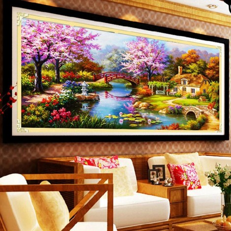 Wall Decor Landscape Nature 5d Diy Diamond Painting Kits UK